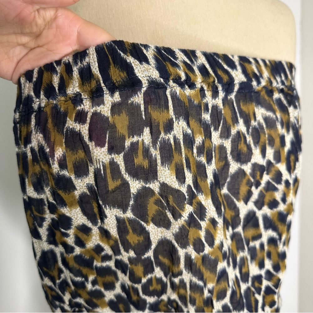 Forever21 animal print strapless top cover up Medium - Picture 14 of 16